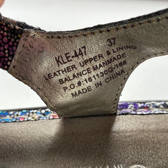 Alegria Kleo Platform Sandal Blissful Print Gladiator Printed Snake Multi Size 7 - Picture 8 of 8